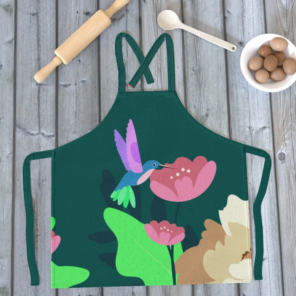 Apron - Floral Bird