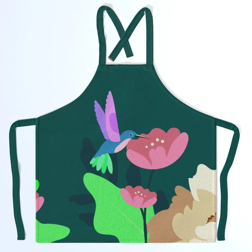 Apron - Floral Bird