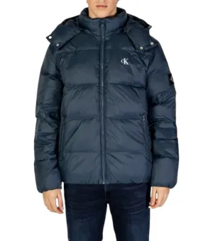 Calvin Klein Jeans Blauw Jas Met Logo