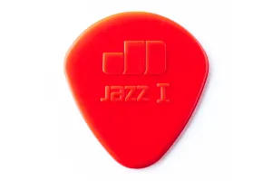 Dunlop Nylon Jazz I Red Guitar & Ukulele Picks 6 Pack