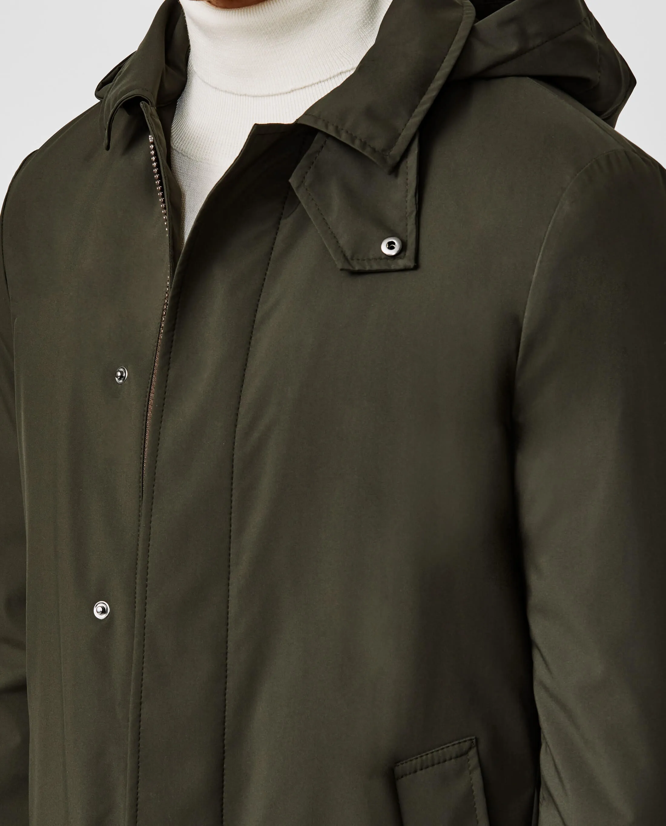 Olmetex Hunter Green Lightweight Bonded Water-Repellent Technical Windbreaker